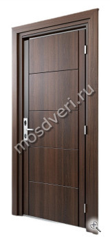 Уличная дверь с терморазрывом, отделка МДФ - купить от производителя Мосдвери Уличная дверь с терморазрывом, отделка МДФ